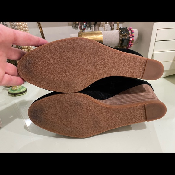 BP wedge booties! Black suede! - Picture 4 of 4